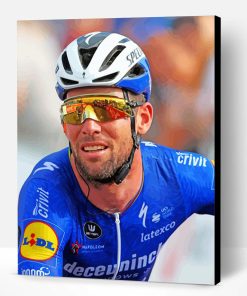 Athlete Mark Cavendish Paint By Number
