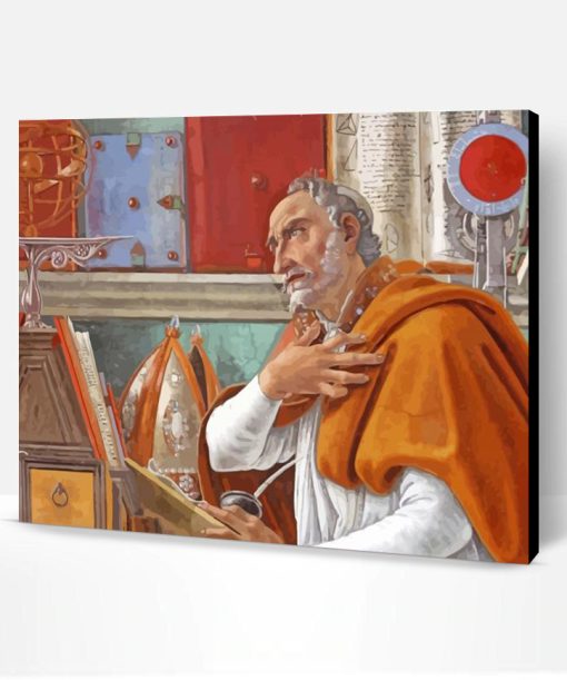 Augustine Of Hippo Paint By Number