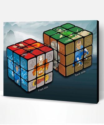 Avatar Rubiks Cubes Paint By Numbers