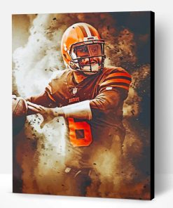 Baker Mayfield American Football Quarterback Paint By Number