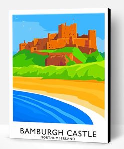 Bamburgh Poster Paint By Numbers