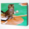 Baseball Cat Paint By Numbers