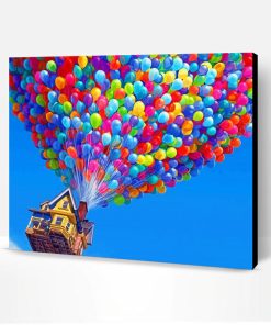 Beautiful Up Balloons Paint By Number