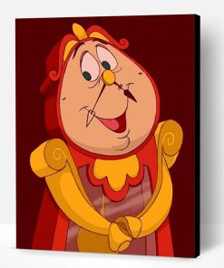 Beauty And The Beast Cogsworth Paint By Number