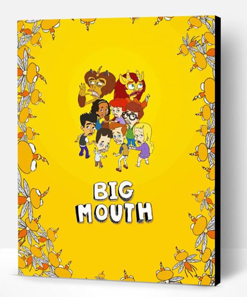 Big Mouth Animated Serie Paint By Numbers