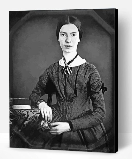 Black And White Emily Dickinson Paint By Number