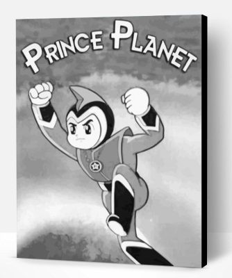 Black And White Prince Planet Paint By Number