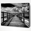Black And White Southend On Sea Pier Paint By Number
