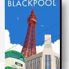 Blackpool Tower Poster Paint By Number