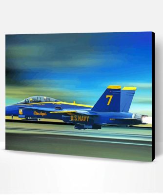 Blue Angels Aircraft Paint By Numbers