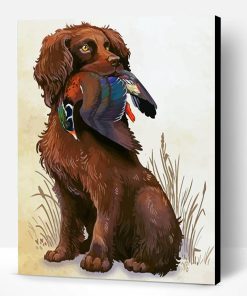 Boykin Spaniel Hunting Bird Paint By Numbers