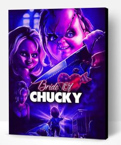 Bride of Chucky Poster Paint By Numbers