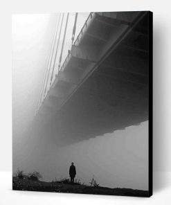 Bridge In The Fog Paint By Number