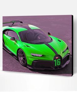 Bugatti Cheron Green Car Paint By Number