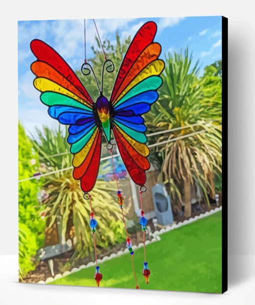 Butterfly Sun Catcher Paint By Numbers