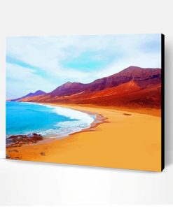 Canary Islands Beach Seascape Paint By Numbers