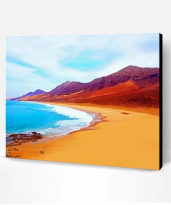 Canary Islands Beach Seascape Paint By Numbers