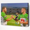 Canberra Raiders NRL Players Paint By Number