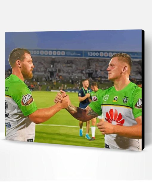 Canberra Raiders NRL Players Paint By Number