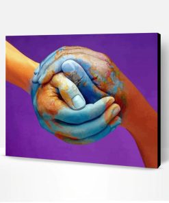 Caring Hands Earth Paint By Numbers