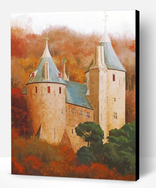 Castell Coch Building Art Paint By Number