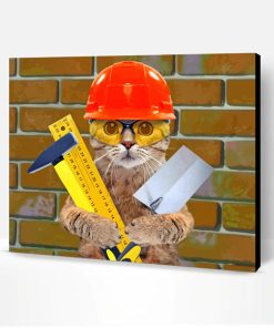 Cat Builders Paint By Number