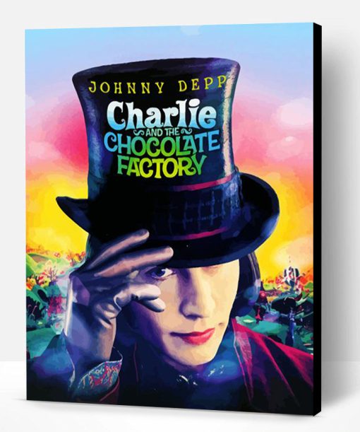 Charlie And The Chocolate Factory Movie Poster Paint By Numbers