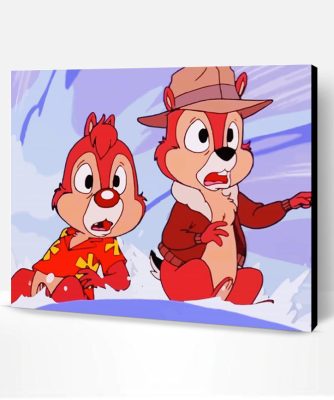 Chip N Dale Character Paint By Number