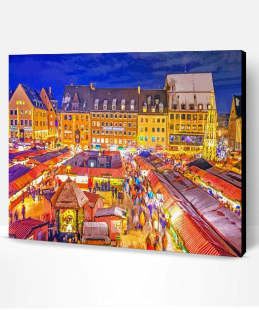 Christkindlesmarkt Nuremberg Germany Paint By Number