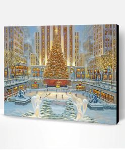 Christmas New York City Paint By Number