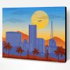 City of Phoenix Skyline Illustration Paint By Numbers