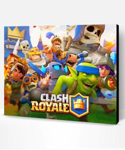 Clash Royale Game Paint By Number