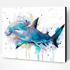 Colorful Hammerhead Shark Art Paint By Numbers