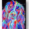 Colorful Springer Spaniel Dog Paint By Number