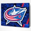 Columbus Blue Jackets Logo Paint By Numbers