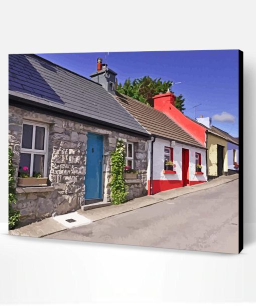 Cong Ireland Village Paint By Number