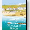 Crooklets Beach Bude Poster Paint By Number