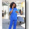 Cute African American Nurse Paint By Numbers
