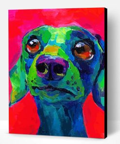 Dachshund Dog Colorful Paint By Numbers