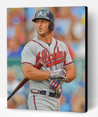 Dan Uggla Baseball Player Paint By Numbers