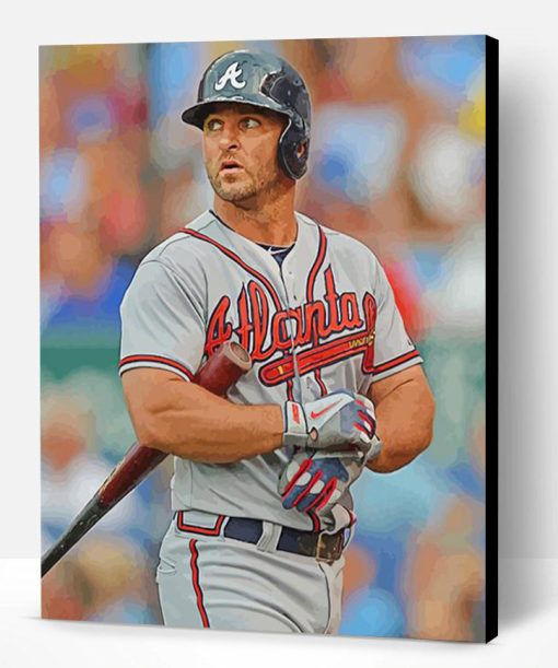 Dan Uggla Baseball Player Paint By Numbers