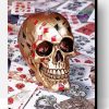 Dead Mans Hand Skull Paint By Numbers