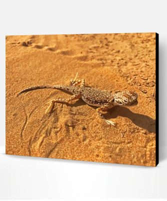 Desert Gecko Paint By Number