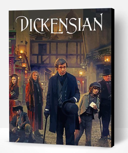 Dickensian Illustration Paint By Number