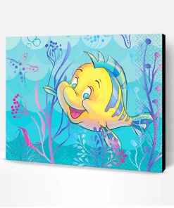 Disney Flounder Paint By Number