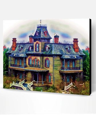 Disney Haunted Mansion Art Paint By Numbers