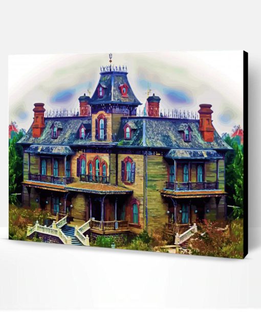 Disney Haunted Mansion Art Paint By Numbers