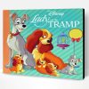 Disney Lady And The Tramp Poster Paint By Number