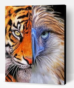 Eagle And Tiger Paint By Number