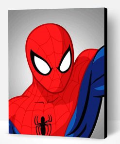 Easy Spiderman Hero Paint By Number